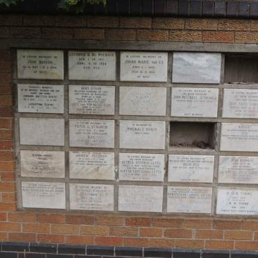 30. Memorial wall 