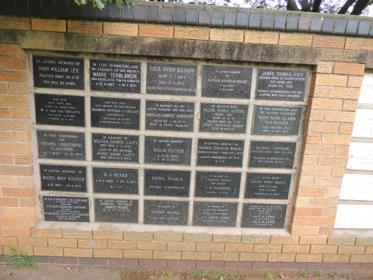 35. Memorial wall