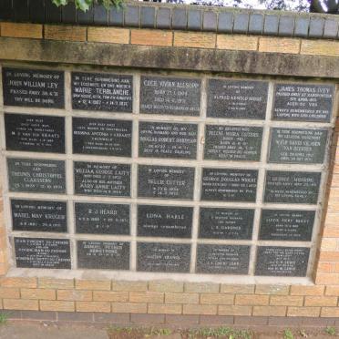 35. Memorial wall 
