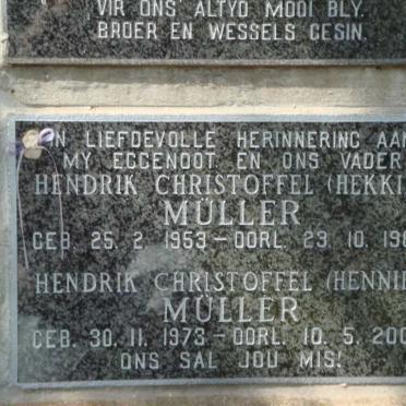 MÜLLER Hendrik Christoffel 1953-1986 :: MÜLLER Hendrik Christoffel  1973-2004