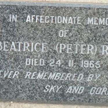 ROOS Beatrice -1965