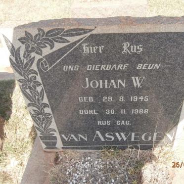 ASWEGEN Johan W., van 1945-1966