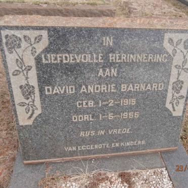 BARNARD David Andrie 1915-1955