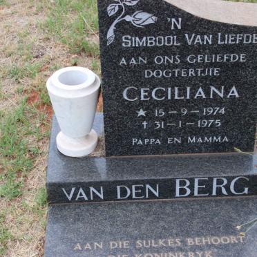 BERG Ceciliana, van den 1974-1975