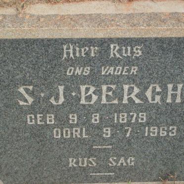 BERGH S.J. 1879-1963
