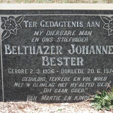 BESTER Belthazer Johannes 1936-1974