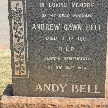 BELL Andrew Gawn -1961