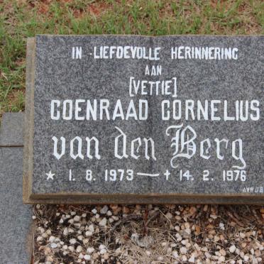 BERG Coenraad Cornelius, van den 1973-1976