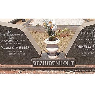 BEZUIDENHOUT Schalk Willem 1924-1980 &amp; Cornelia Fredrika BARNARD 1932-