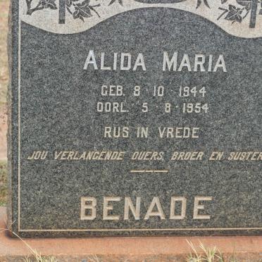 BENADE Alida Maria 1944-1954