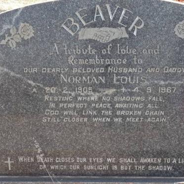 BEAVER Norman Louis 1905-1967