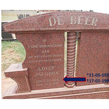 BEER Louis Jacobus, de 1926-1987