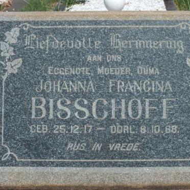 BISSCHOFF Johanna Francina 1917-1968