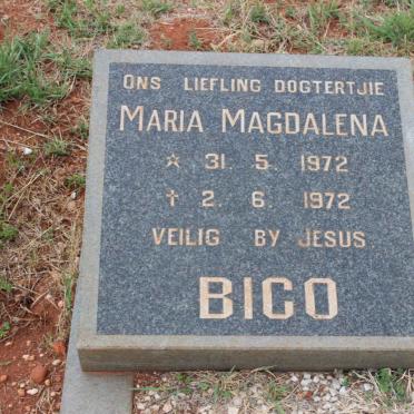 BICO Maria Magdalena 1972-1972