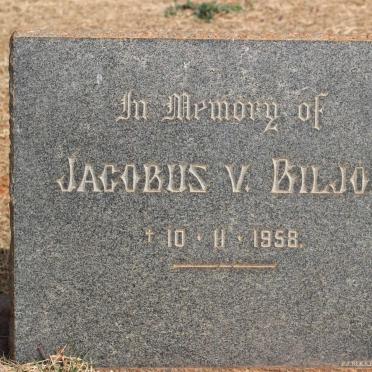 BILJON Jacobus, v. -1958