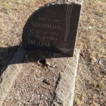 BLOM Mathilda 1953-1954
