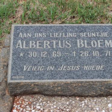 BLOEM Albertus 1969-1971