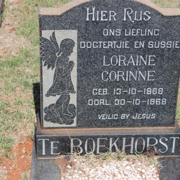 BOEKHORST Loraine Corinne, te 1968-1968
