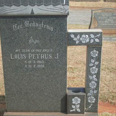 BOSHOFF Louis Petrus J. 1940-1984
