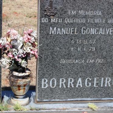 BORRAGEIRO Manuel Goncalves 1957-1979