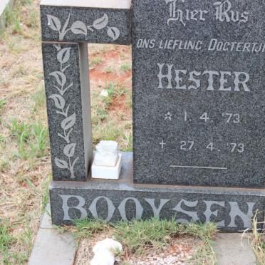 BOOYSEN Hester 1973-1973