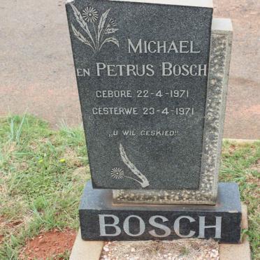 BOSCH Michael 1971-1971 :: BOSCH Petrus 1971-1971