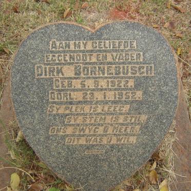 BORNEBUSCH Dirk 1922-1952