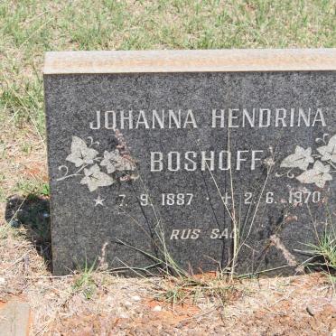 BOSHOFF Johanna Hendrina 1887-1970