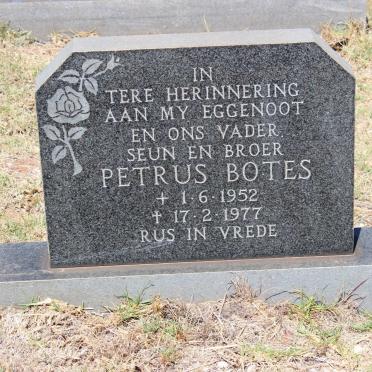 BOTES Petrus 1952-1977