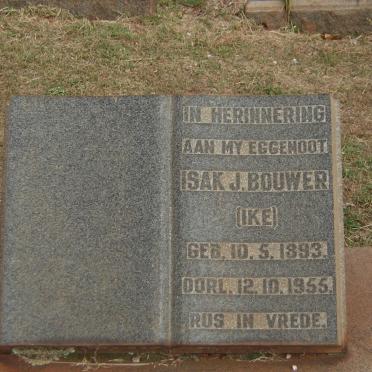 BOUWER Isak J. 1893-1955