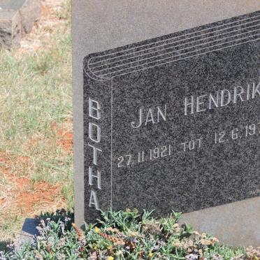 BOTHA Jan Hendrik 1921-1972