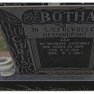 BOTHA Chris 1919-1989