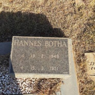 BOTHA Hannes 1949-1951