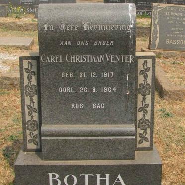 BOTHA Carel Christiaan Venter 1917-1964