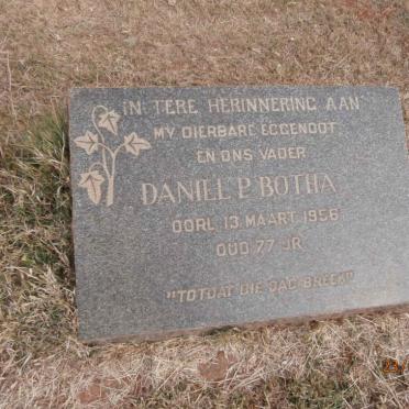 BOTHA Daniel P. -1956