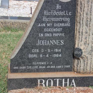 BOTHA Johannes 1914-1964