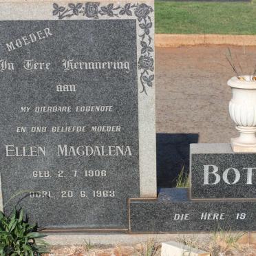 BOTHA Ellen Magdalena 1906-1963