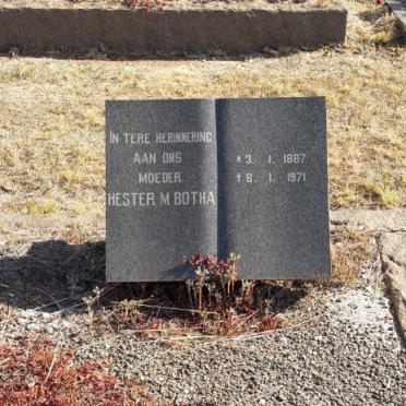 BOTHA Andries Albertus 1888-1966 &amp; Hester M. 1887-1971