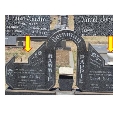 BORNMAN Daniël Johannes 1905-1993 &amp; Louisa Amelia AXEL 1906-1987