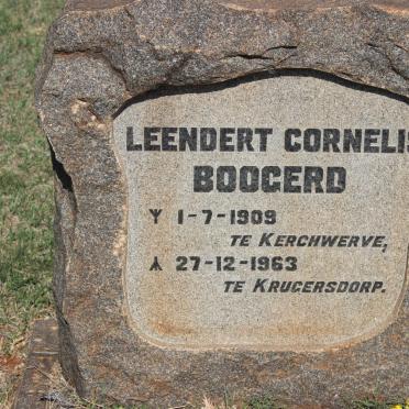 BOOGERD Leendert Cornelis 1909-1963