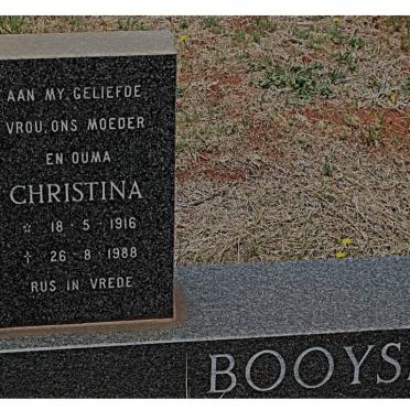 BOOYSEN Christina 1916-1988