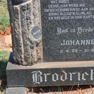 BRODRICK Johannes 1938-1971