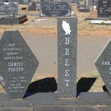 BREET Daniël Pieter 1912-1979 &amp; Anna Sophia Maria MEYER 1917-1992