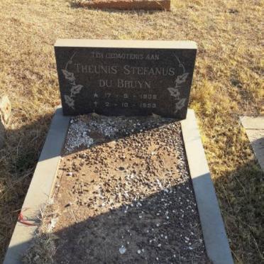 BRUYN Theunis Stefanus, du 1908-1953