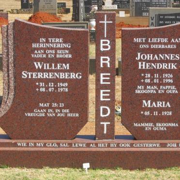 BREEDT Johannes Hendrik 1926-1996 &amp; Maria 1928- :: BREEDT Willem Sterrenberg 1949-1978