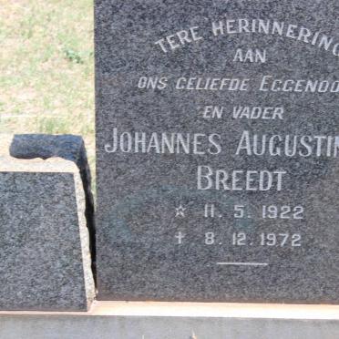 BREEDT Johannes Augustinus 1922-1972