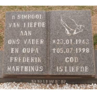 BRUWER Frederik Marthinus 1943-1998