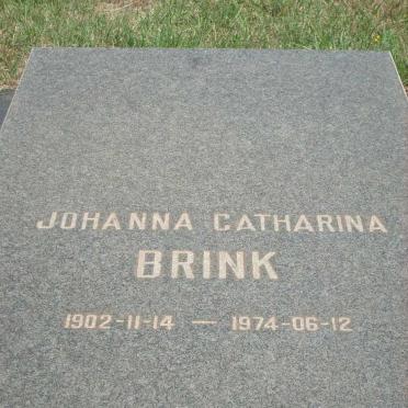BRINK Martin Luther 1895-1974 &amp; Johanna Catharina 1902-1974
