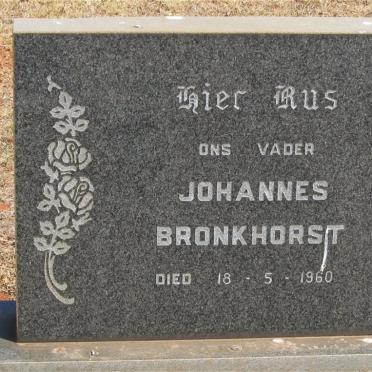 BRONKHORST Johannes -1960