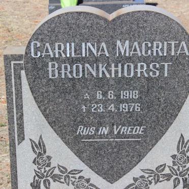BRONKHORST Carilina Magrita 1918-1976